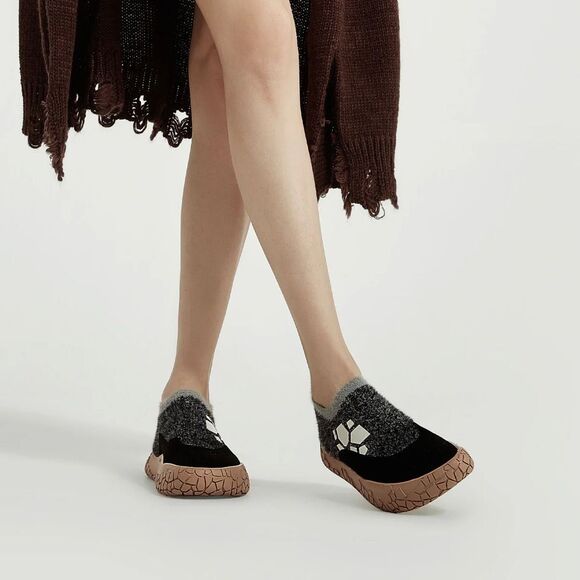 UIN Women's Walking Shoes Slip On Sneaker Toledo (MIDNIGHT PATH TRENCADS) - Picture 10 of 11